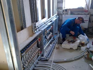 Прокладка наружной и внутренней канализации