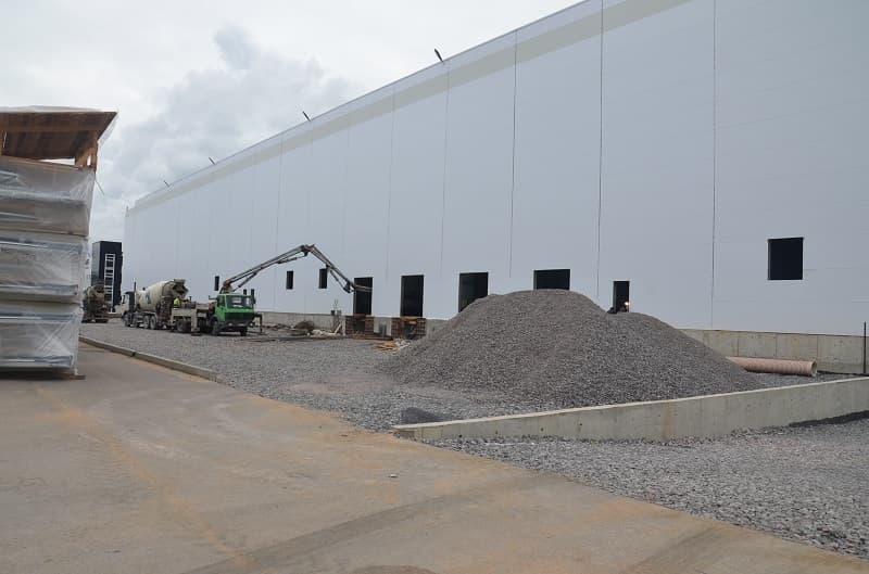 Монтаж металлоконструкций на промышленном объекте