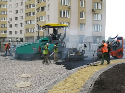 Работы по благоустройству территории