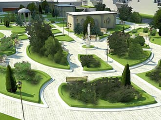 Благоустройство территории и озеленение