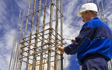 Монолитные работы на строительной площадке