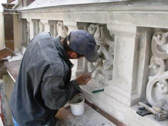 Реставрационная штукатурка и восстановление фасада