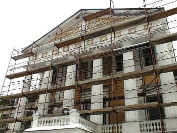 Реставрационные работы на историческом объекте